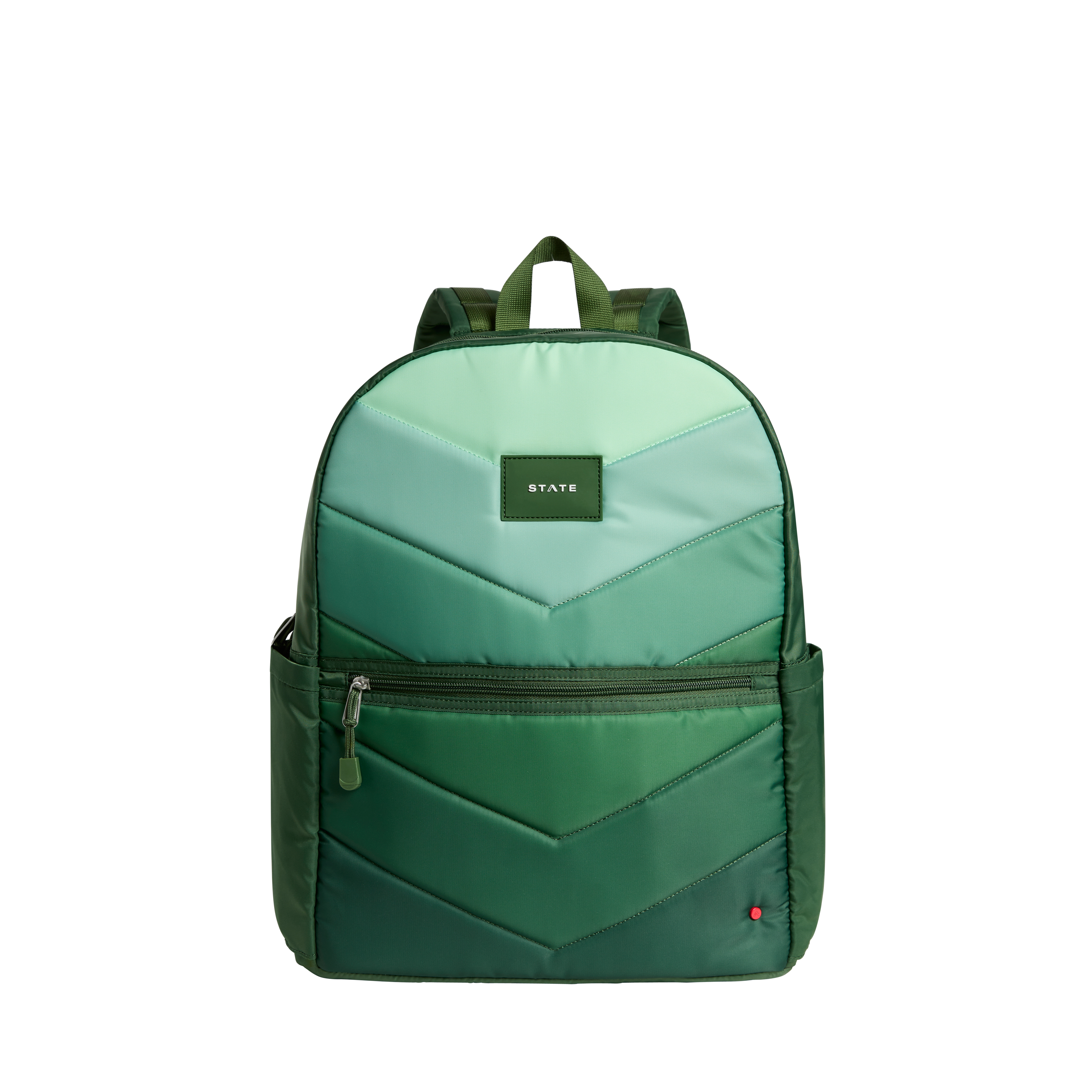 Olive Chevron Kane Double Pocket Large Backpack – SBT Stitches