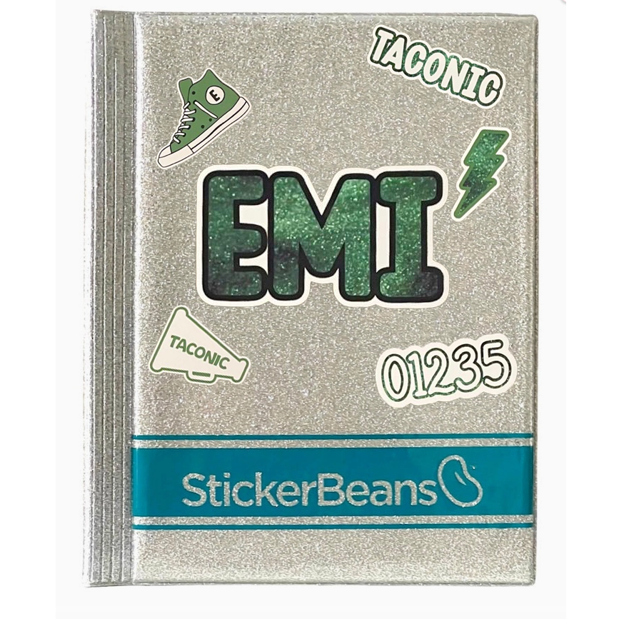 Silver & Teal Sticker Beans Collector's Book SBT Stitches