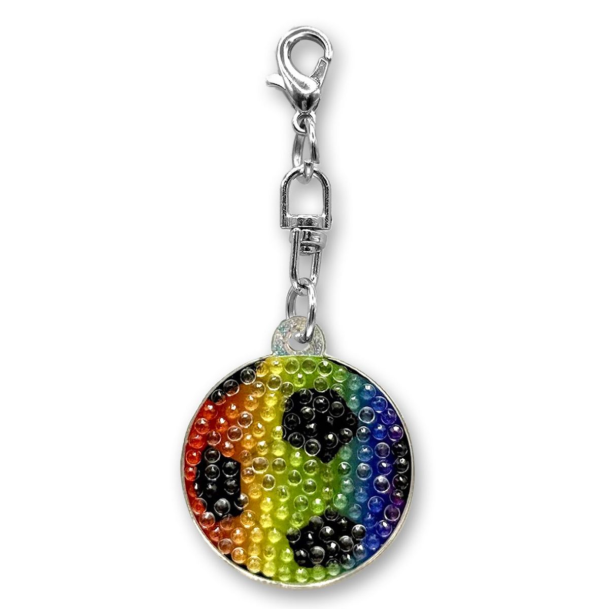 StickerBeans Rainbow Soccerball Charm