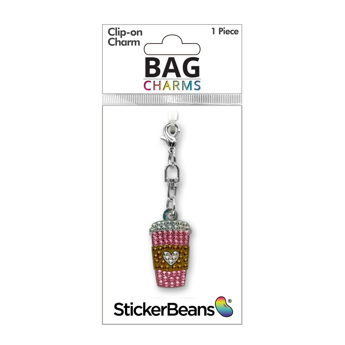 StickerBeans Pink Latte Charm