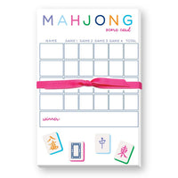 MAHJONG SCORING NOTEPAD