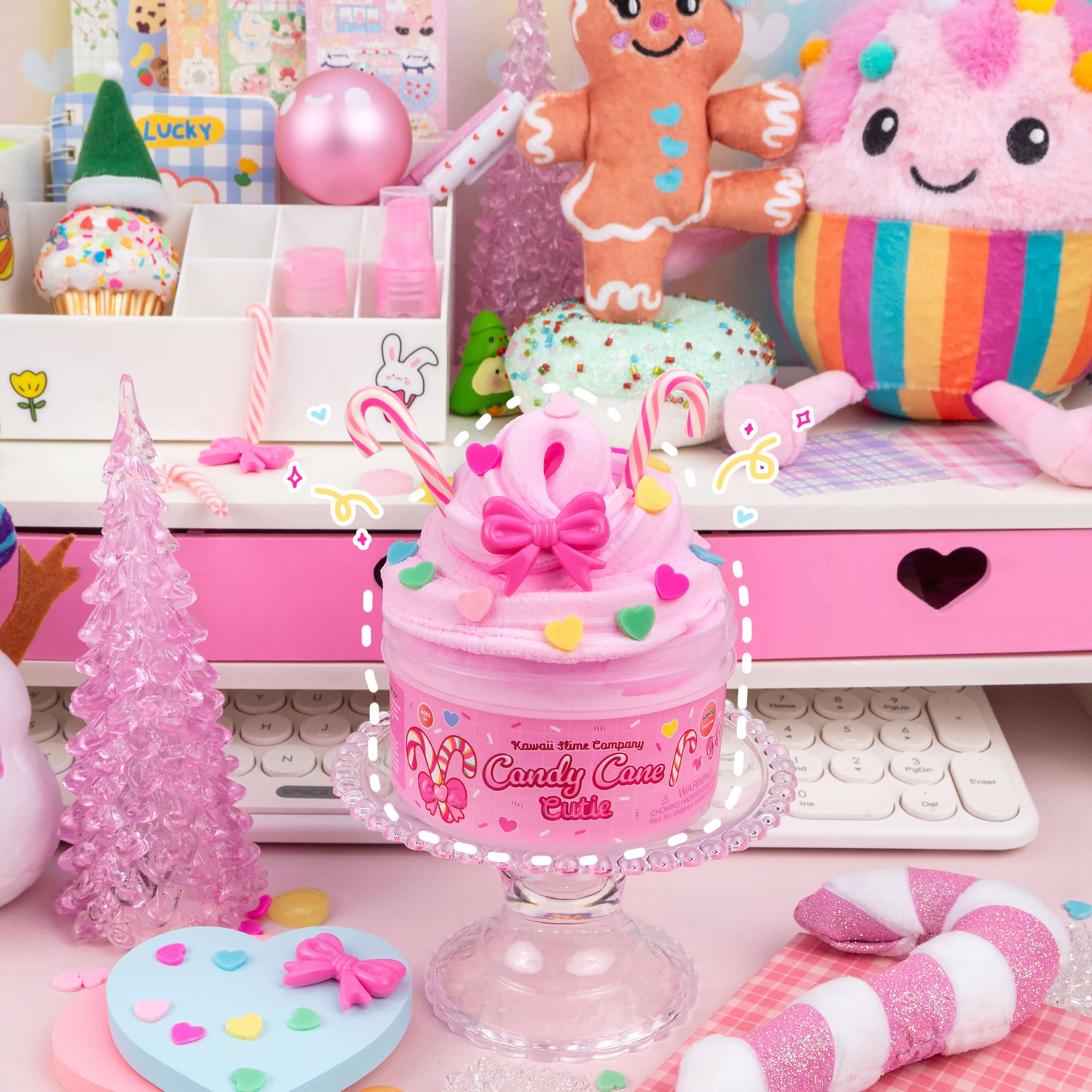 Candy Cane Cutie Butter Signature Dome™ Slime (4pcs/case)