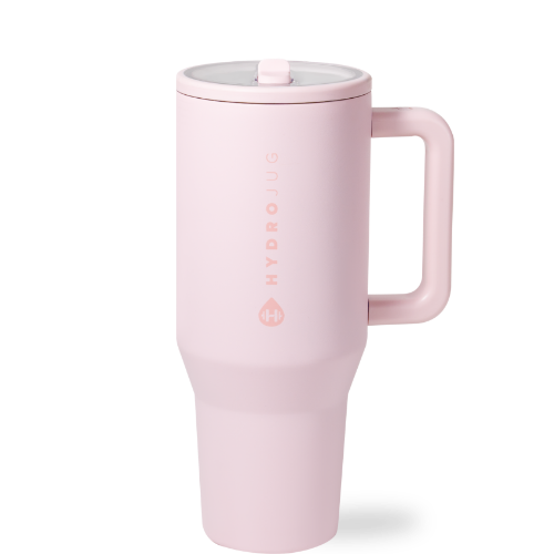 Pink Sand HydroJug 32 oz Traveler Tumbler Bottle