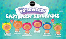 Fo Sqweezy Capybara Squish Keychains