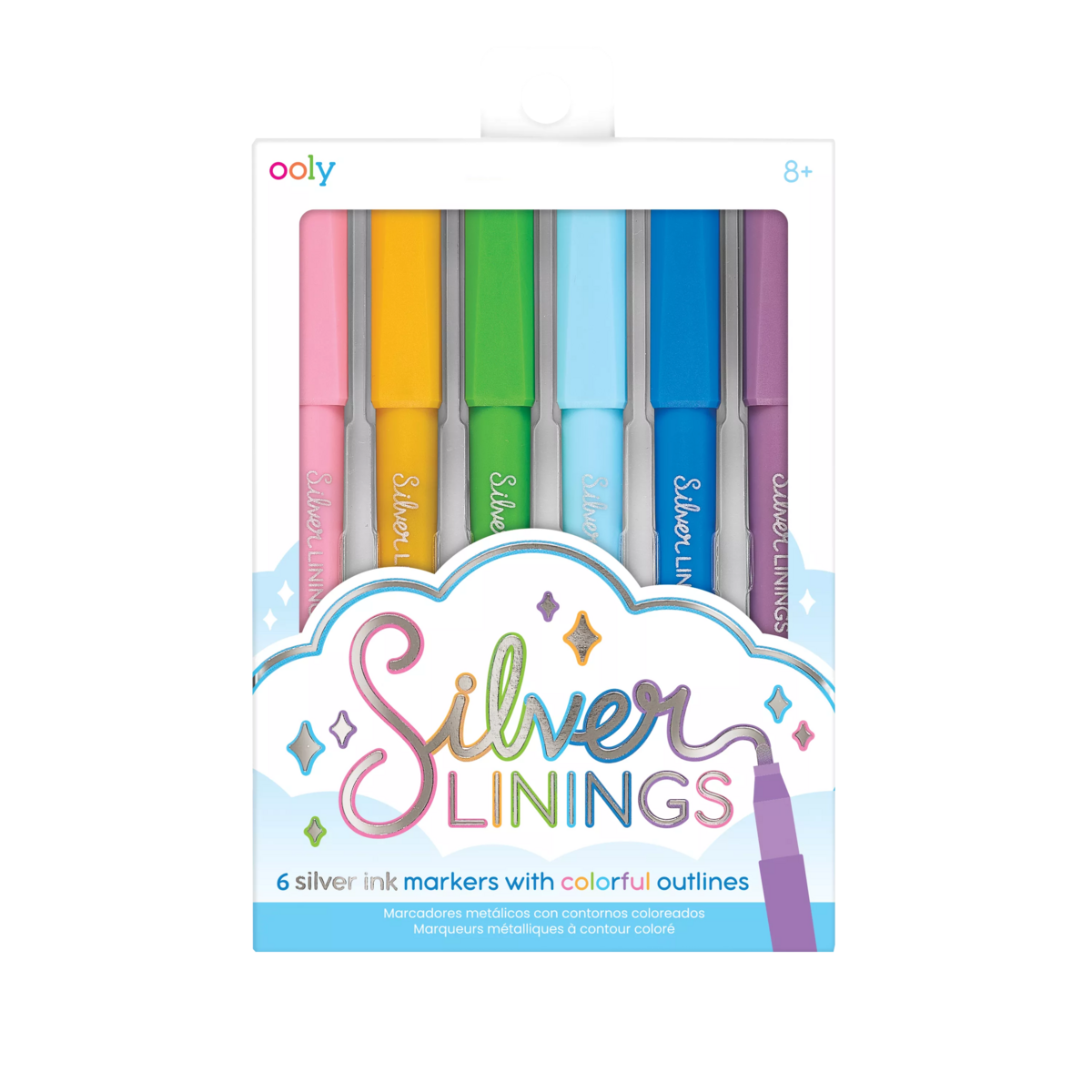 Silver Linings Colorful Outline Markers