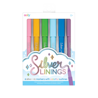 Silver Linings Colorful Outline Markers