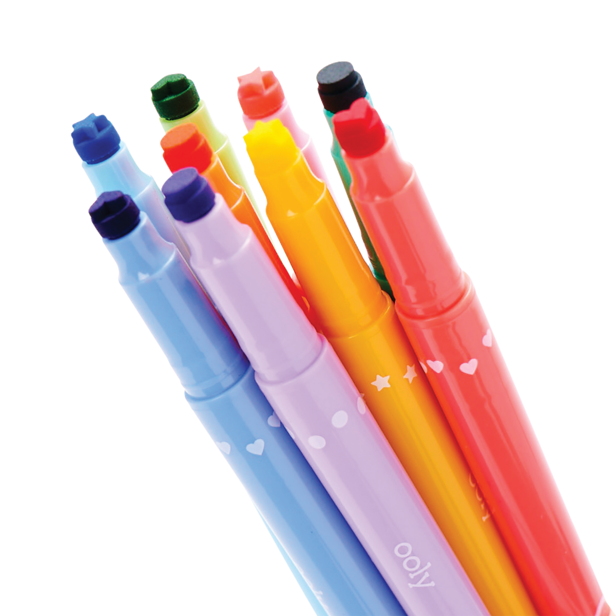 Confetti Stamp Double-Ended Markers