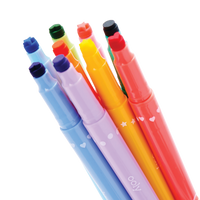 Confetti Stamp Double-Ended Markers