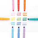 Confetti Stamp Double-Ended Markers