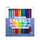 Rainbow Sparkle Glitter Markers