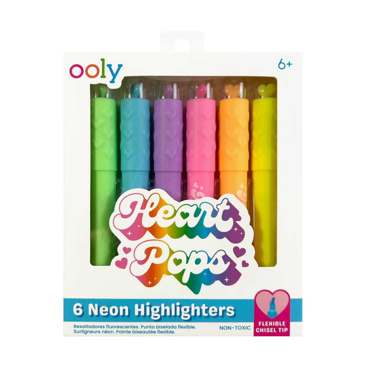 Heart Pops: Neon Highlighters