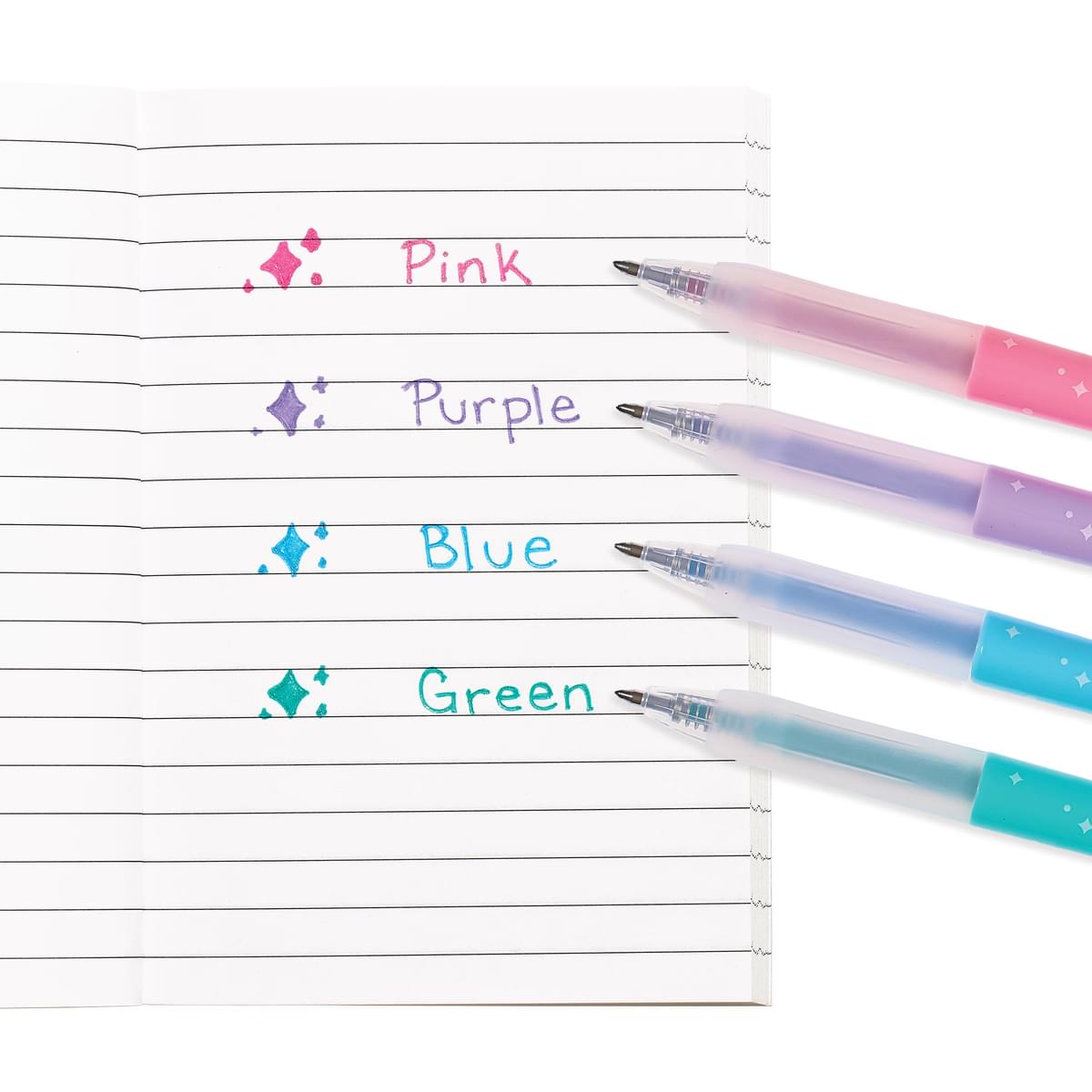 Oh My Glitter! Retractable Glitter Ink Gel Pens