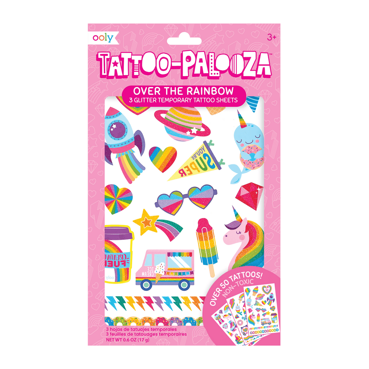 Tattoo Palooza Temporary Glitter Tattoo
