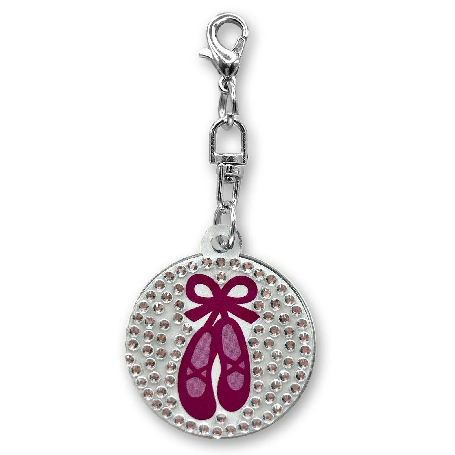 Ballet Rhinestone Bag Charm