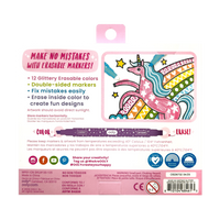 Make no Mistake!: Glittery Erasable Markers (Set of 12)