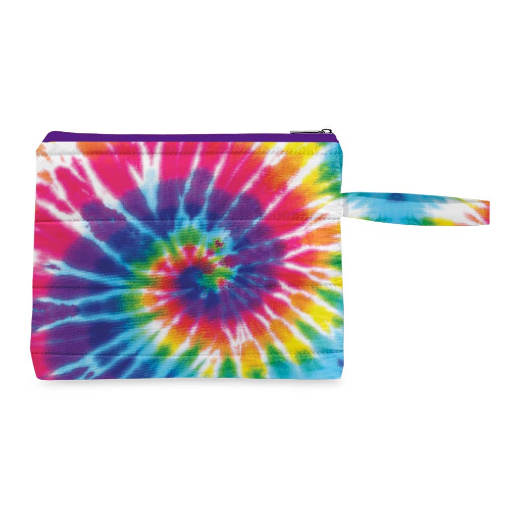 Primary Tie Dye Puffer Wet Bag