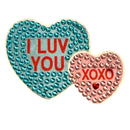 Sweethearts® Greeting Card with 2" Rhinestone Sticker