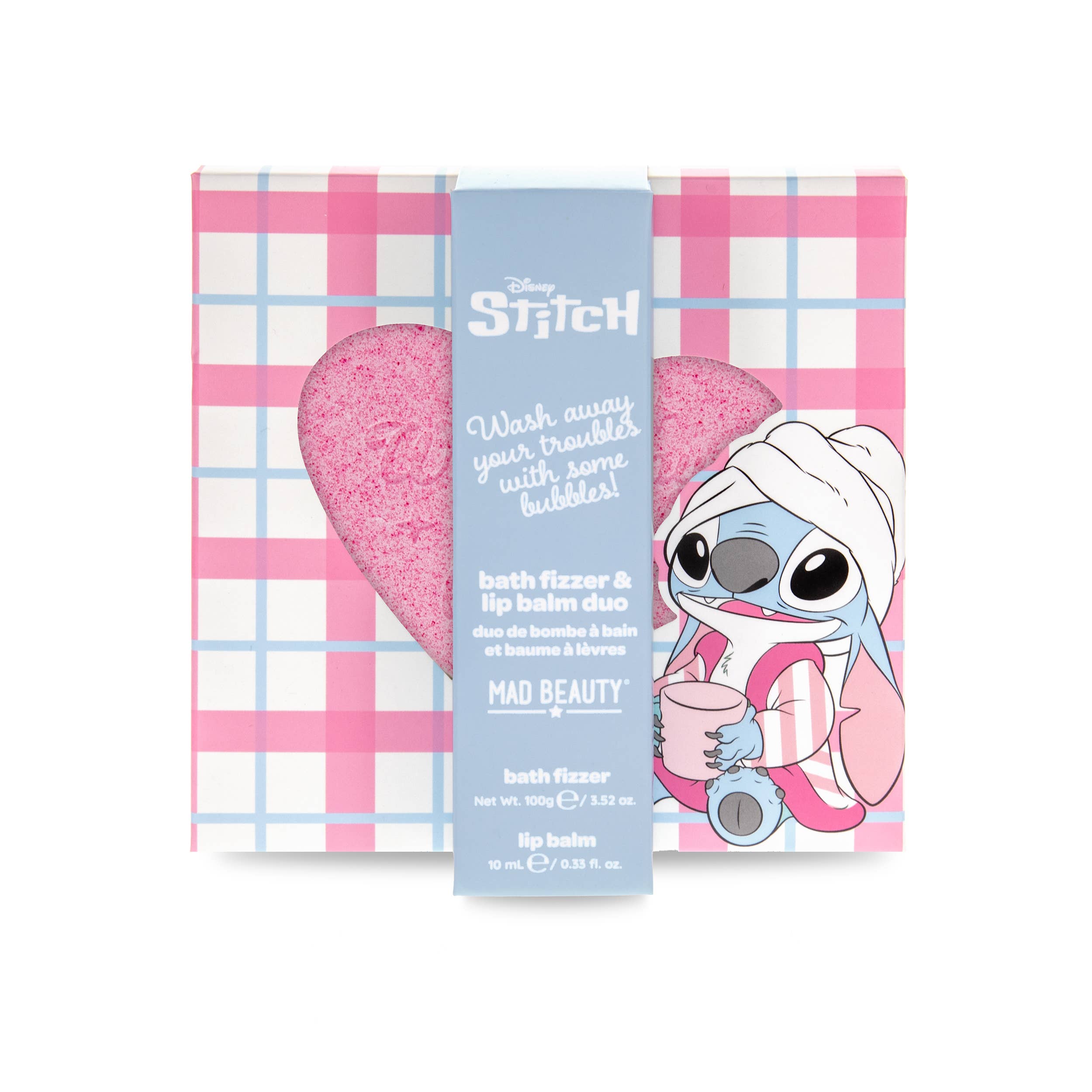 Stitch Pamper Fizzer & Lip Balm Duo Gift set