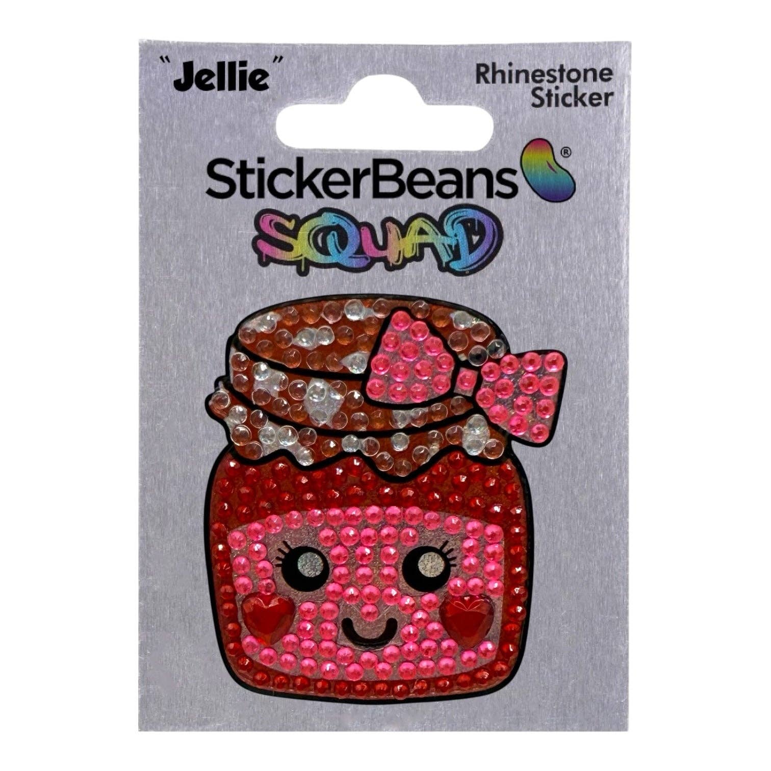 Jellie 2" Rhinstone Sticker