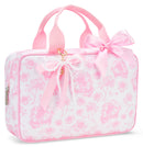Pretty Pink Toile Large Cosmetic Bag