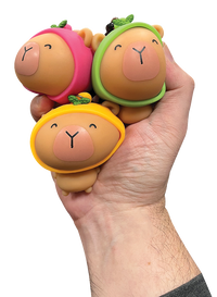 Fo Sqweezy Capybara Squish Keychains