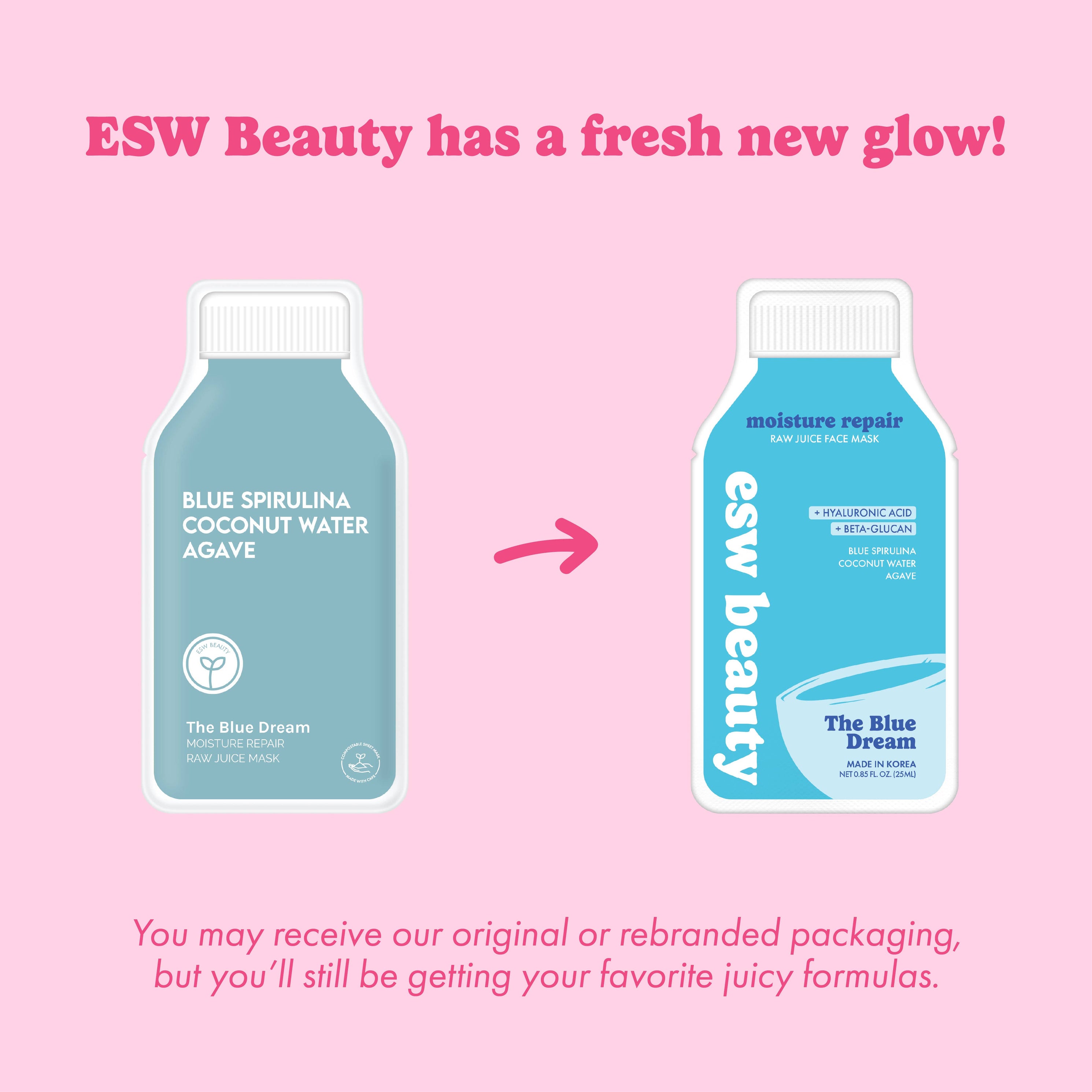 The Blue Dream Moisture Repair Raw Juice Mask