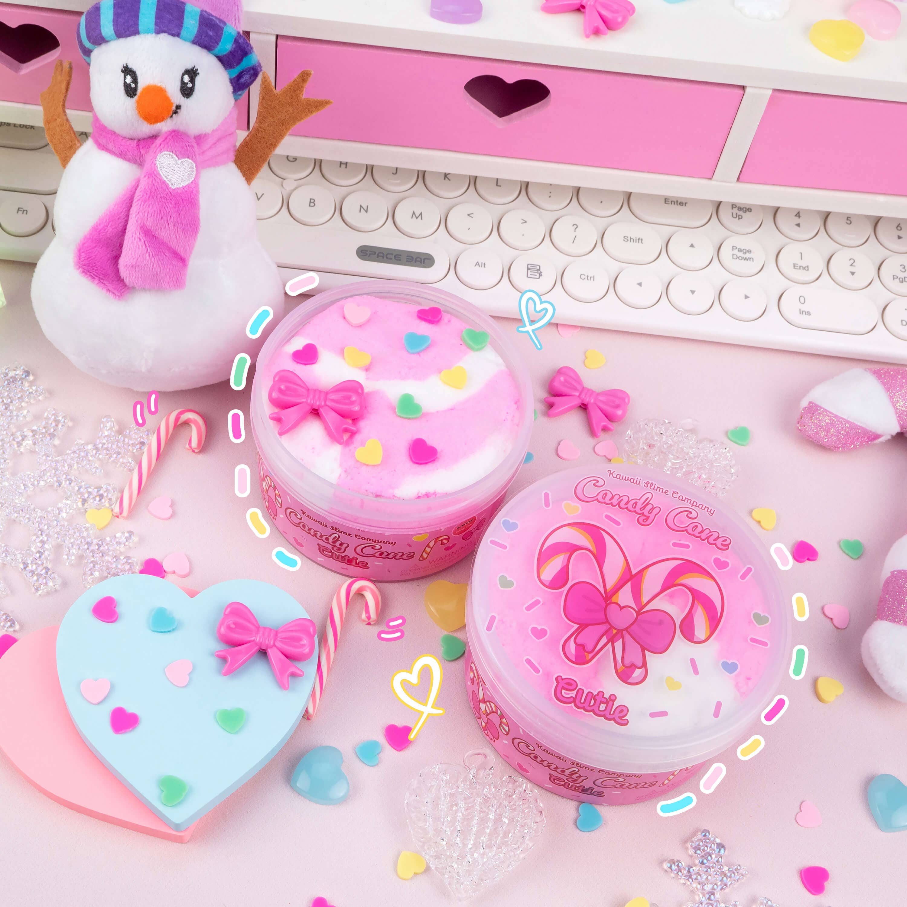 Candy Cane Cutie Butter Signature Dome™ Slime (4pcs/case)