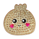 Savory & Sushi Set of 4 2" Rhinestone StickerBean