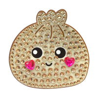 Savory & Sushi Set of 4 2" Rhinestone StickerBean