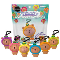 Fo Sqweezy Capybara Squish Keychains