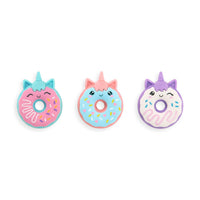 Magic Bakery Unicorn Donuts Vanilla Scented Erasers - Set of 3