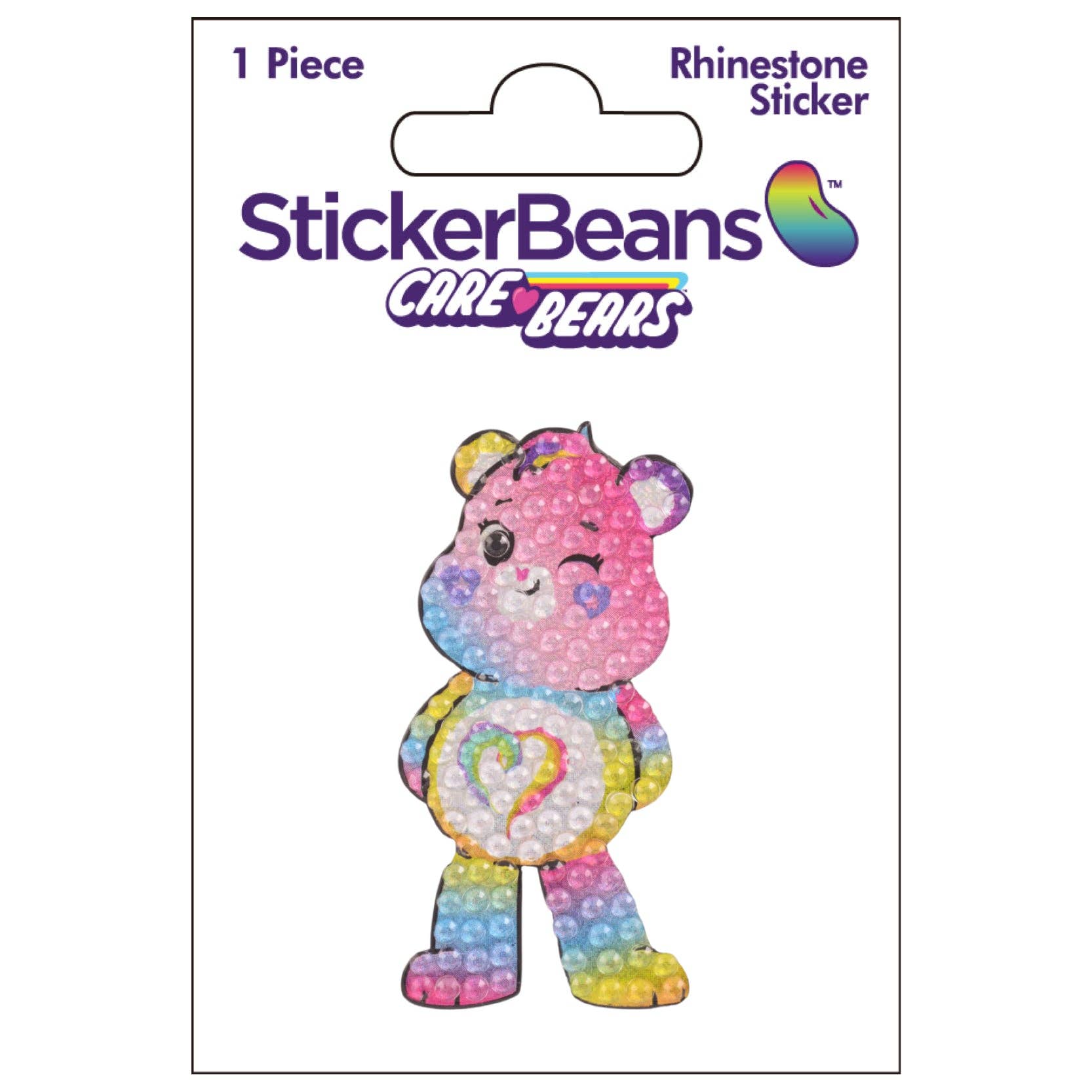 Togetherness Care Bear 2" Rhinestone Sticker