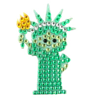 Lady Liberty 2" Rhinestone StickerBean