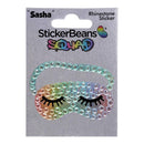 Sasha 2" Rhinestone Sticker