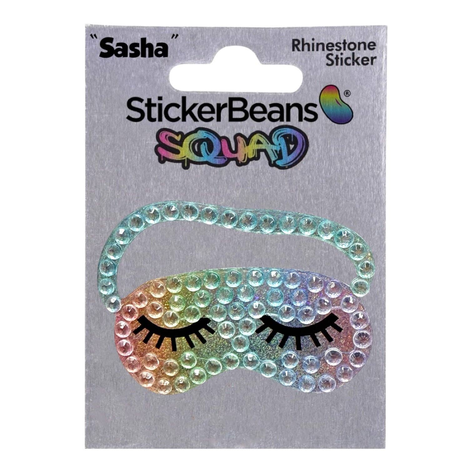 Sasha 2" Rhinestone Sticker