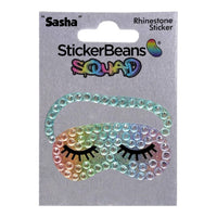 Sasha 2" Rhinestone Sticker