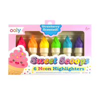 Sweet Scoops Neon Highlighters - Strawberry Scented