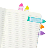 Note Pals Sticky Tabs: Rainbow Crayons - 1 Pack