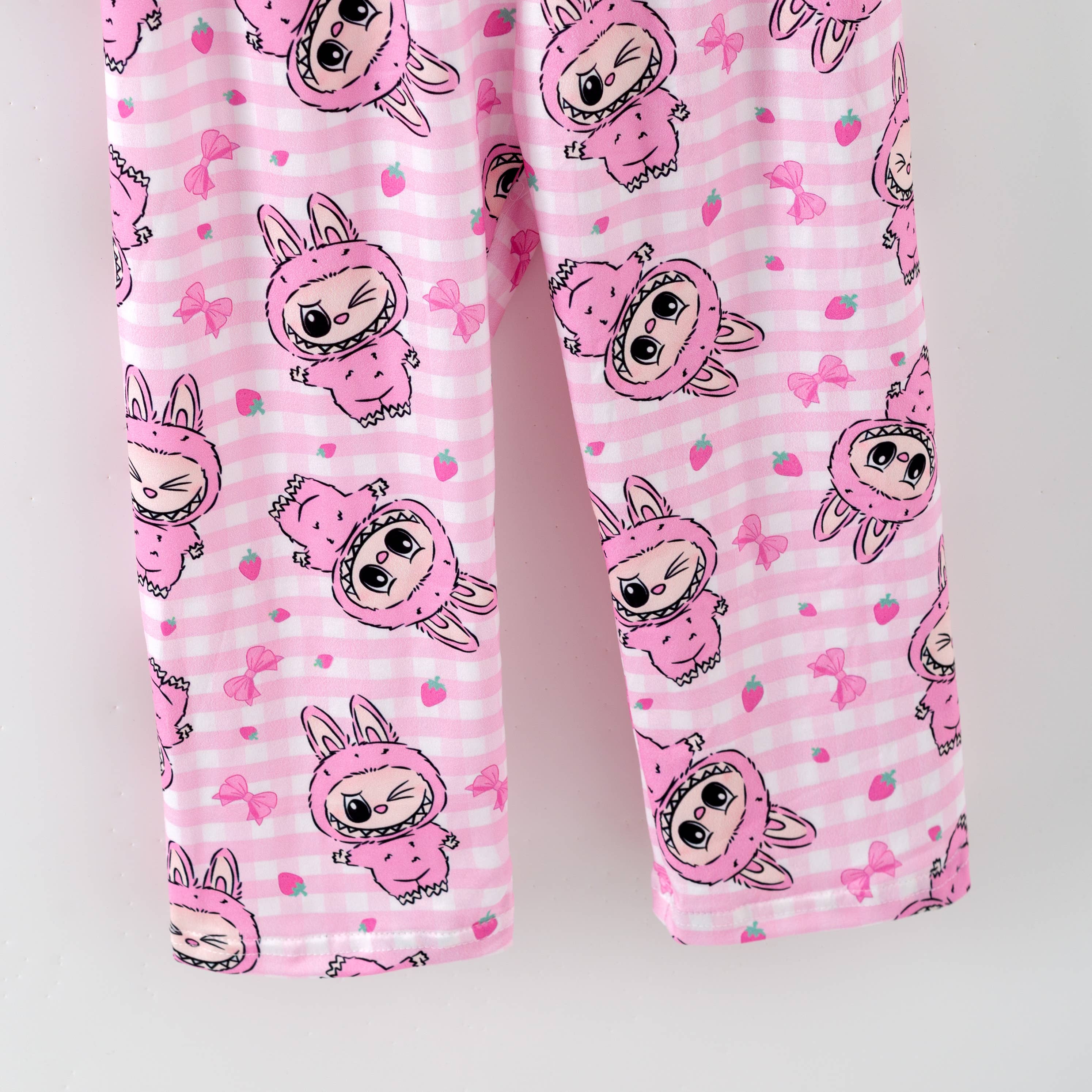 Pink Labubu Soft & Cozy Short Sleeve + Pant Pajama