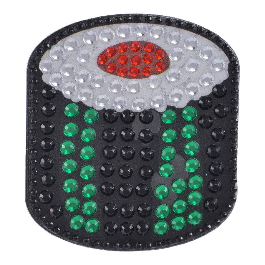 Sushi 2" Rhinestone Sticker