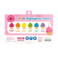 Sweet Scoops Neon Highlighters - Strawberry Scented