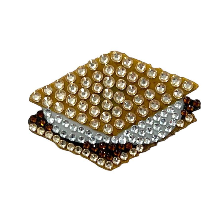 S'mores 2" Rhinestone StickerBean