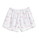 Bow and Tell Fuzzy Lounge Shorts