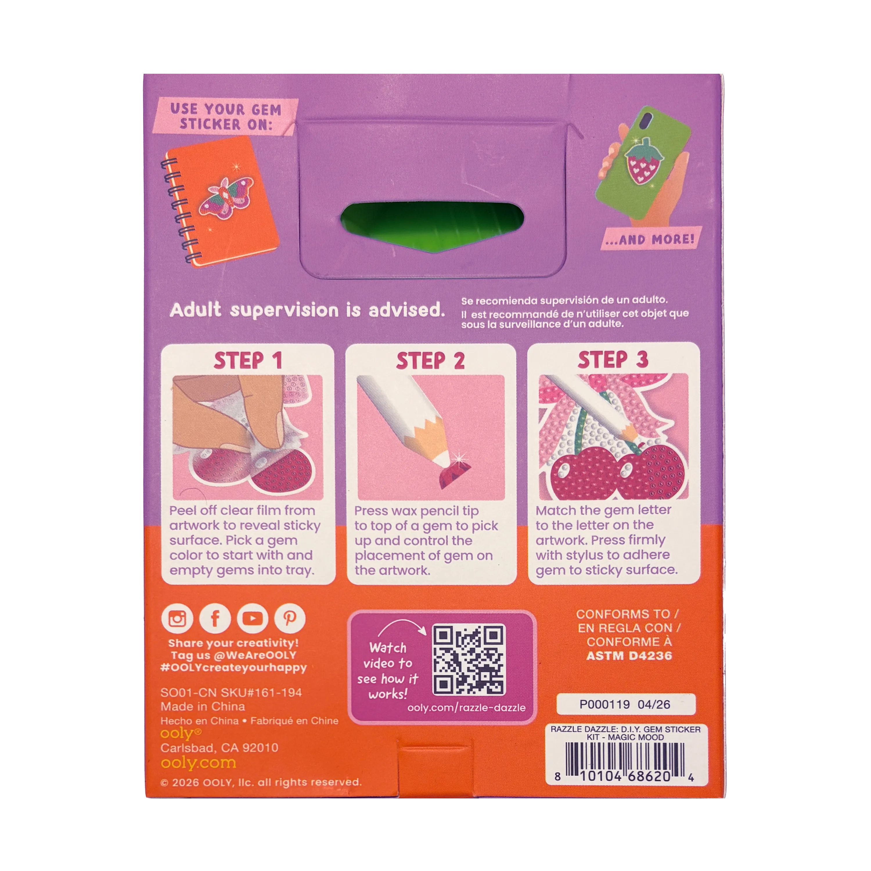 Mini Razzle Dazzle DIY Gem Sticker Kit - Magic Mood