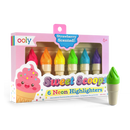 Sweet Scoops Neon Highlighters - Strawberry Scented
