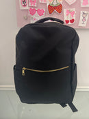 Black Nylon Backpack Size Medium