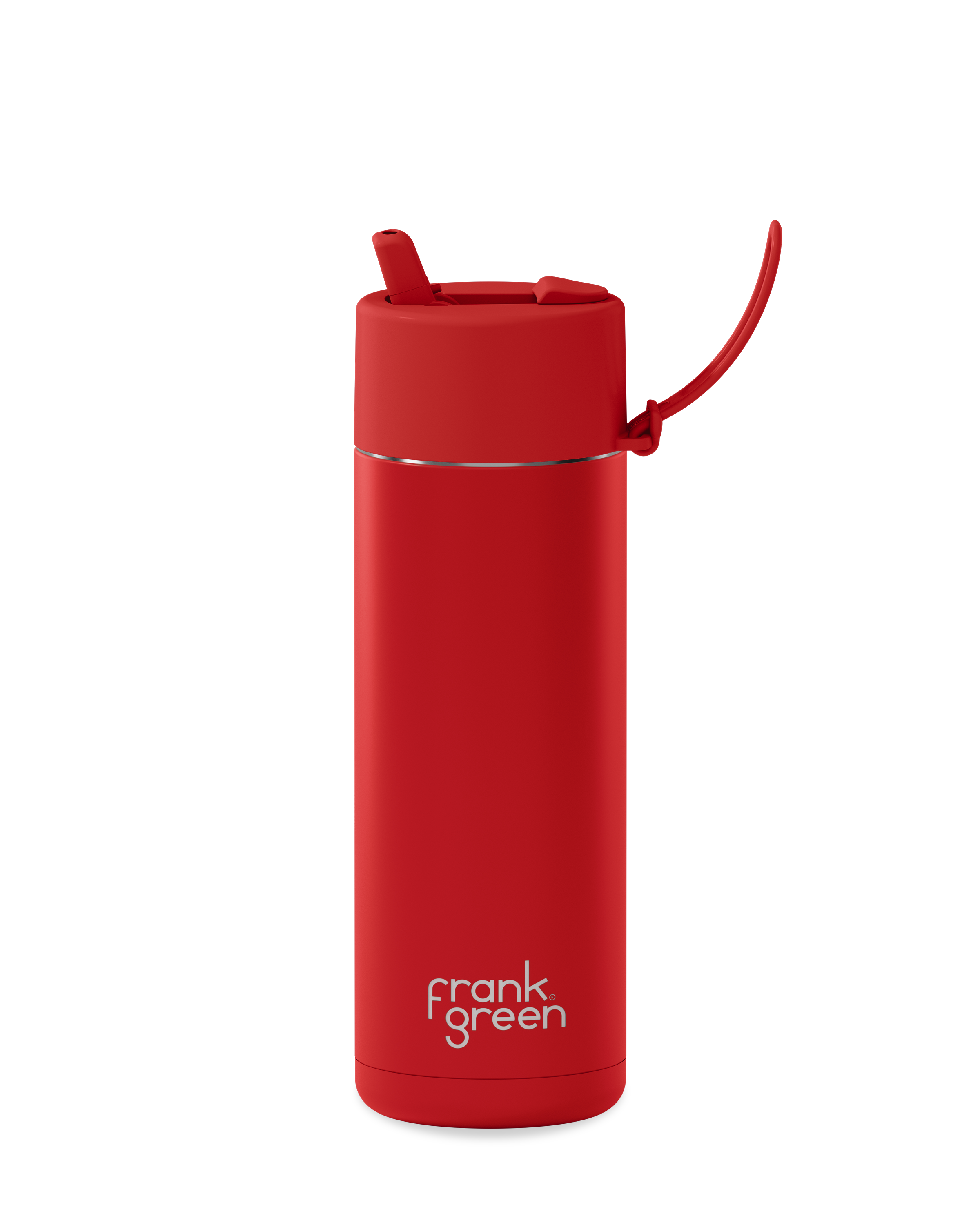 Atomic Red Ceramic Reusable Bottle