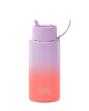 Gradient Lilac Hazel / Living Coral 34 oz Ceramic Reusable Bottle