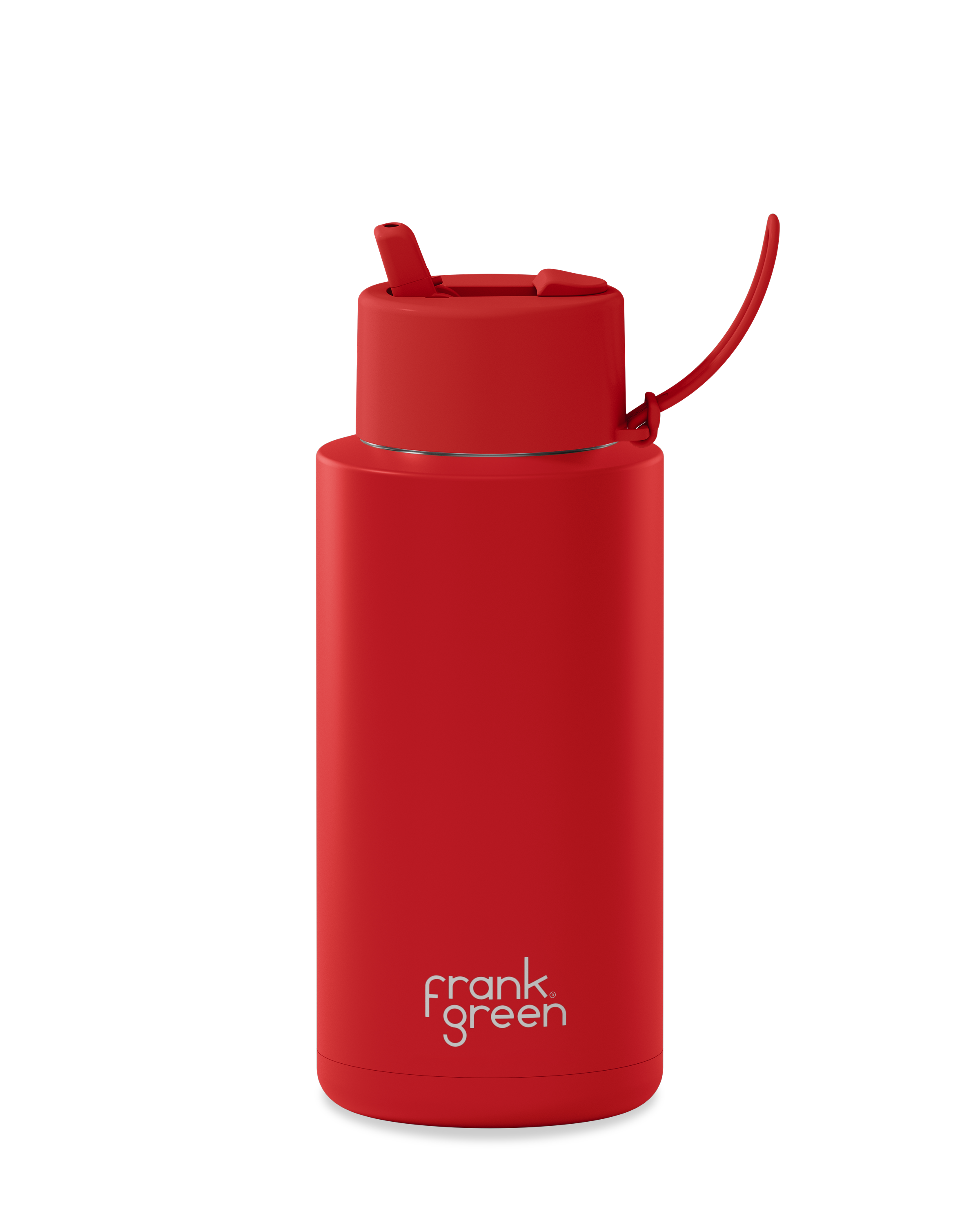 Atomic Red Ceramic Reusable Bottle