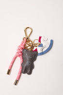 Barbie 2 Bag Charm - Key Chain Barbie / Grey Teddy  / White Rocking Horse